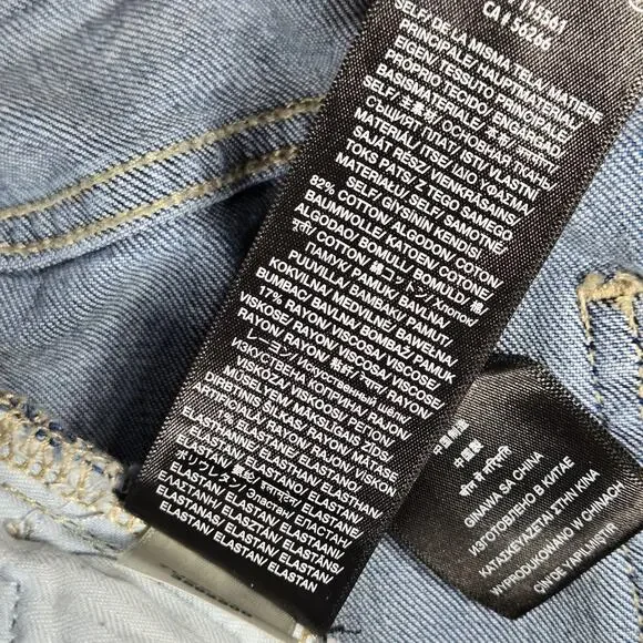 7 For All Mankind Easy Slim Jeans Womens 24 Blue High Rise Straight Stretch - Picture 7 of 11